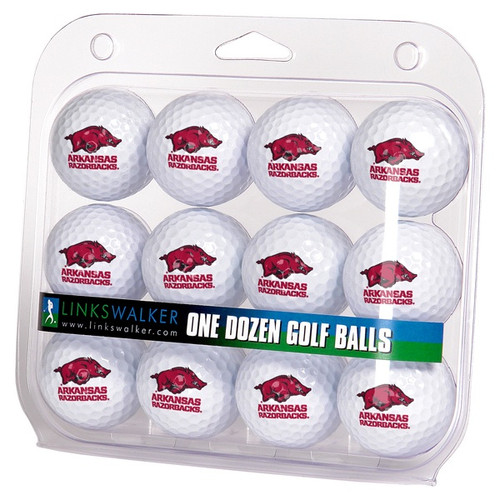 Arkansas Razorbacks Linkswalker Dozen Golf Balls