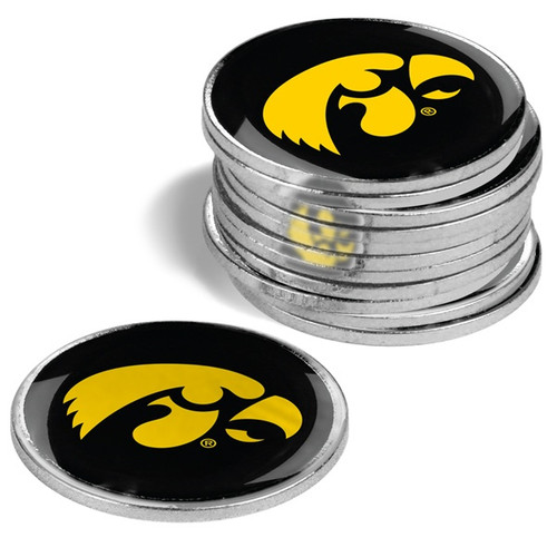 Iowa Hawkeyes 12-Pack Golf Ball Markers