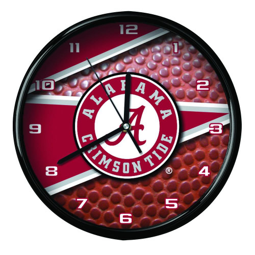 Alabama Crimson Tide Football Clock