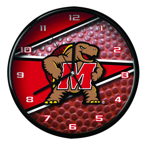 Maryland Terrapins Football Clock