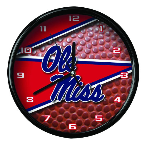 Mississippi Rebels Football Clock