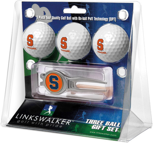 Syracuse Orange Golf Ball Gift Pack with Kool Tool