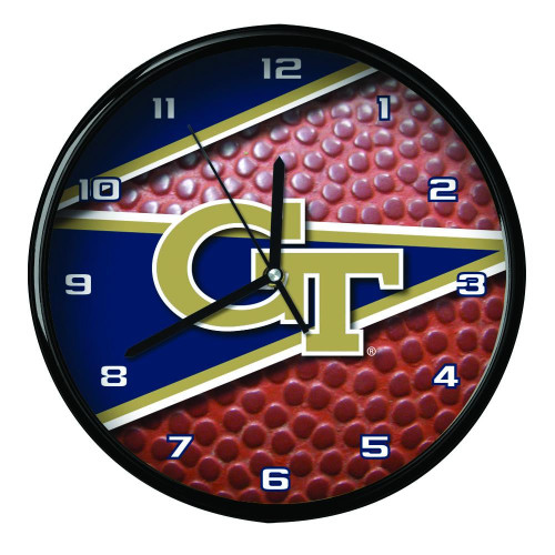 Georgia Tech Yellow Jackets Football Clock