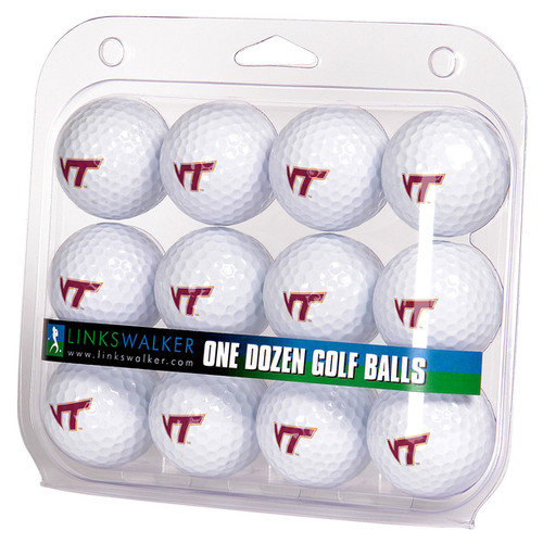 Virginia Tech Hokies Linkswalker Dozen Golf Balls