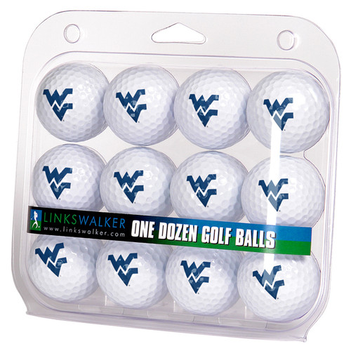 West Virginia Mountaineers Linkswalker Dozen Golf Balls