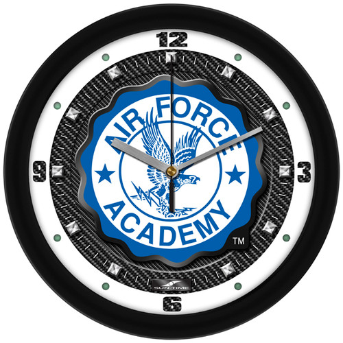 Air Force Falcons Carbon Fiber Wall Clock