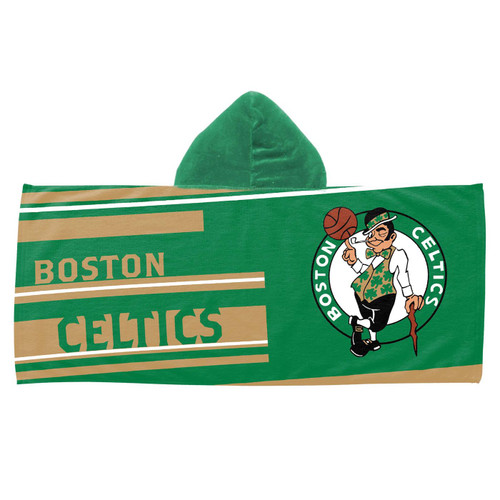 Boston Celtics Hooded Youth Beach Towel