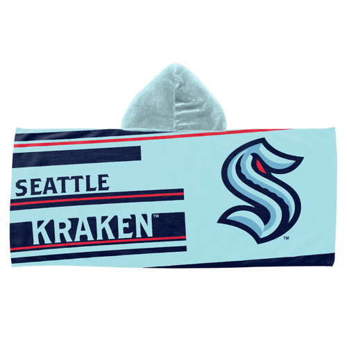 Seattle Kraken Hooded Youth Beach Towel