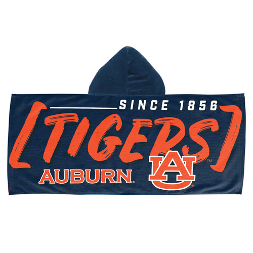 Auburn Tigers Hooded Youth Beach Towel