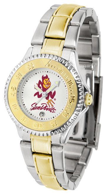 Arizona State Sun Devils Competitor Two-Tone Women's Watch