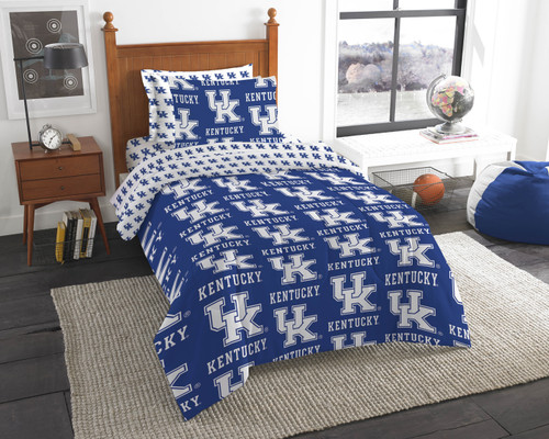 Kentucky Wildcats 5 Piece Twin Bed in a Bag Set