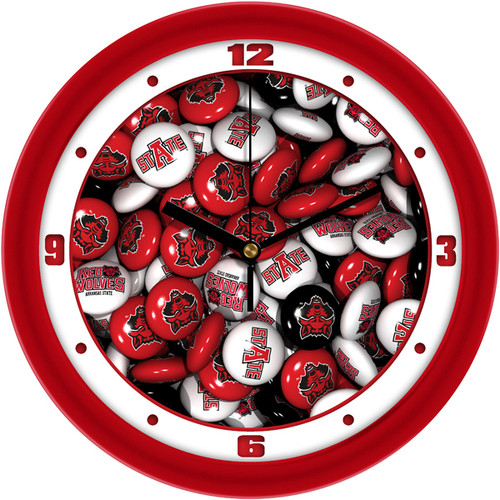 Arkansas State Red Wolves Candy Wall Clock