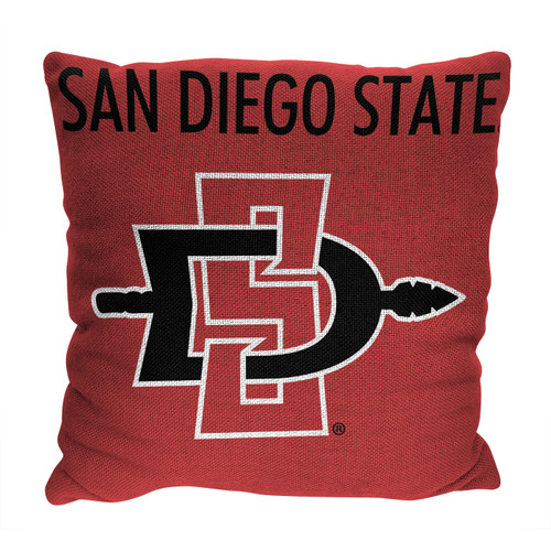 San Diego State Aztecs Stacked Jacquard Pillow