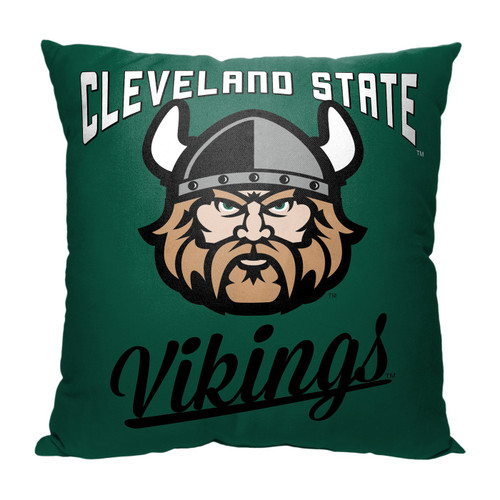 Cleveland State Vikings Alumni Throw Pillow