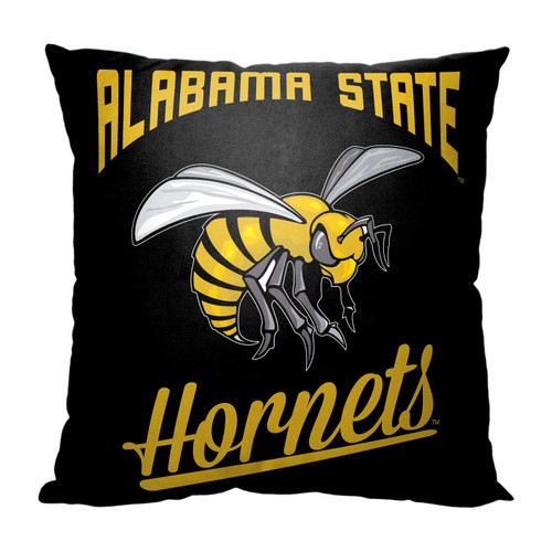 Alabama State Hornets Alumni Throw Pillow