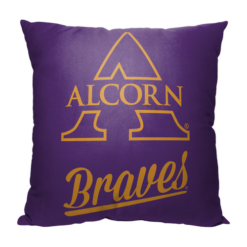 Alcorn State Braves Alumni Throw Pillow