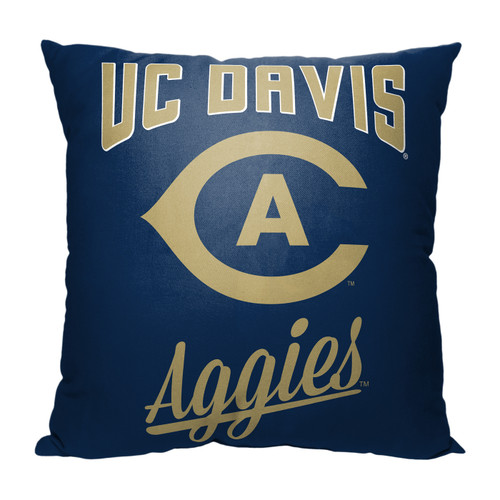 California Davis Aggies Alumni Throw Pillow