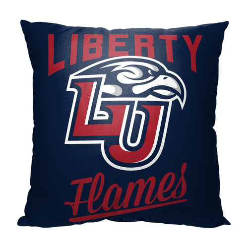 Liberty Flames Alumni Throw Pillow