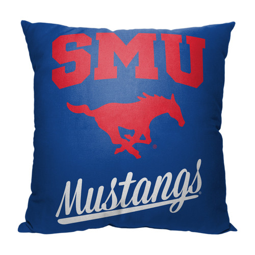 Southern Methodist Mustangs Alumni Throw Pillow
