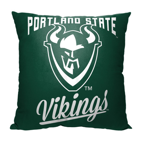 Portland State Vikings Alumni Throw Pillow