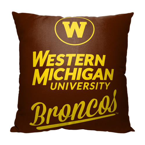 Western Michigan Broncos Alumni Throw Pillow