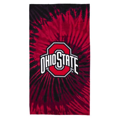 Ohio State Buckeyes Pyschedelic Beach Towel