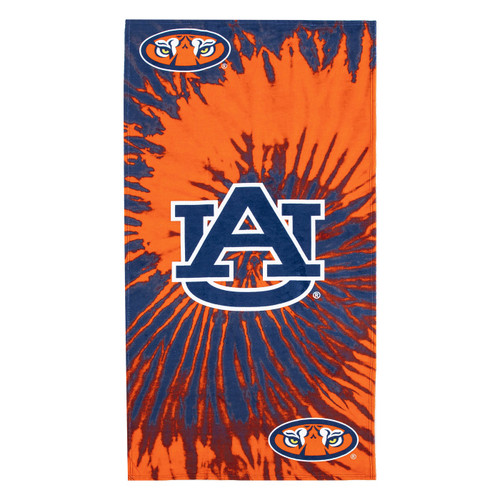 Auburn Tigers Pyschedelic Beach Towel