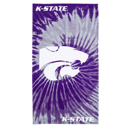 Kansas State Wildcats Pyschedelic Beach Towel
