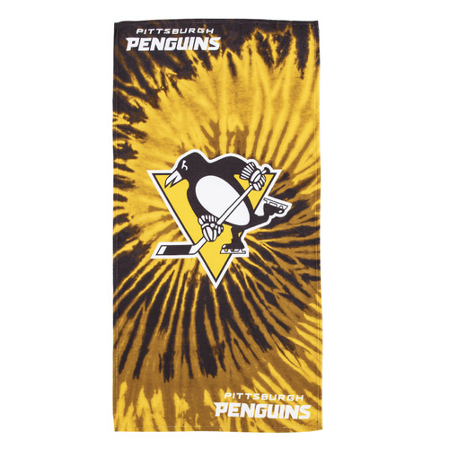 Pittsburgh Penguins Pyschedelic Beach Towel