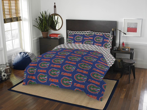 Florida Gators 7 Piece Full Bed in a Bag Set