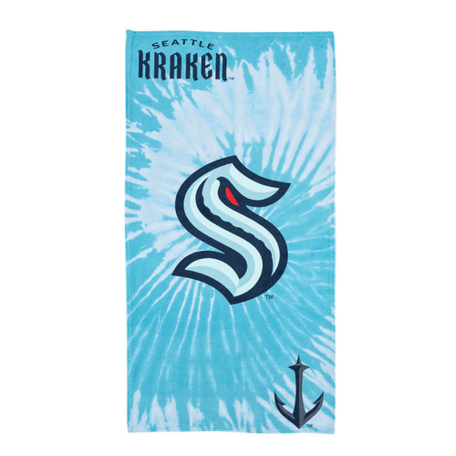 Seattle Kraken Pyschedelic Beach Towel