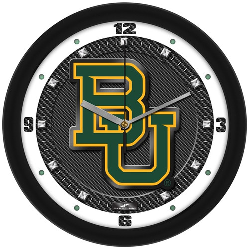 Baylor Bears Carbon Fiber Wall Clock