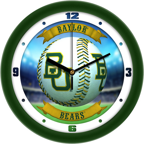 Baylor Bears Home Run Wall Clock