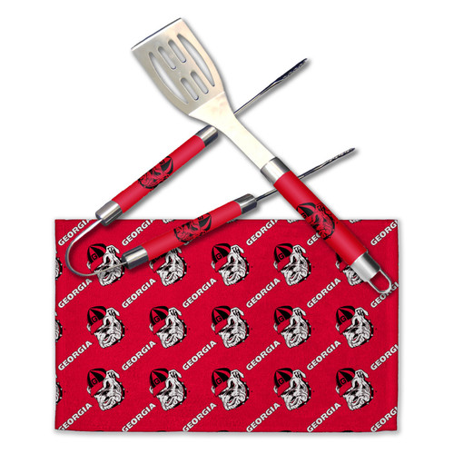 Georgia Bulldogs BBQ Grill Utensil Set