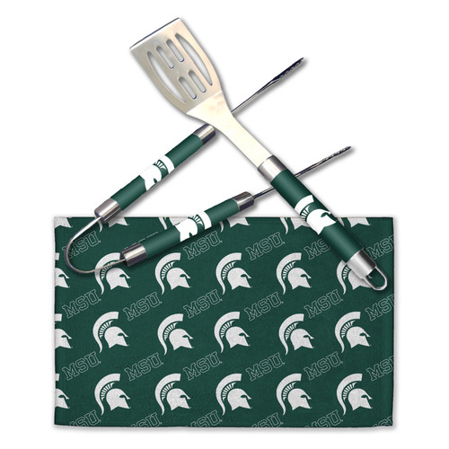 Michigan State Spartans BBQ Grill Utensil Set