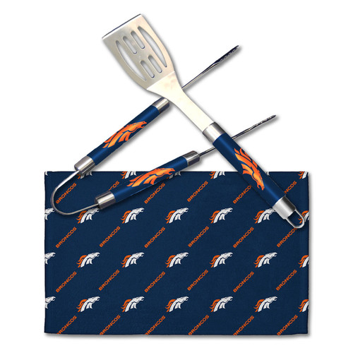 Denver Broncos BBQ Grill Utensil Set