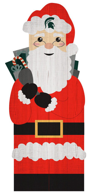 Michigan State Spartans 31" Santa Leaner