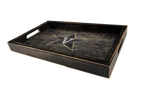 Vanderbilt Commodores Distressed Team Color Tray