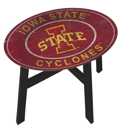 Iowa State Cyclones Heritage Logo Side Table