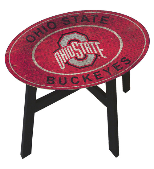 Ohio State Buckeyes Heritage Logo Side Table