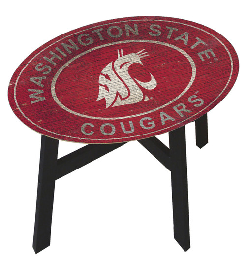 Washington State Cougars Heritage Logo Side Table