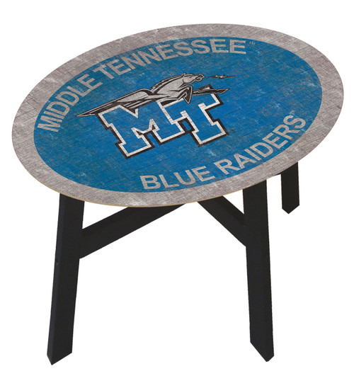 Middle Tennessee State Blue Raiders Team Color Side Table