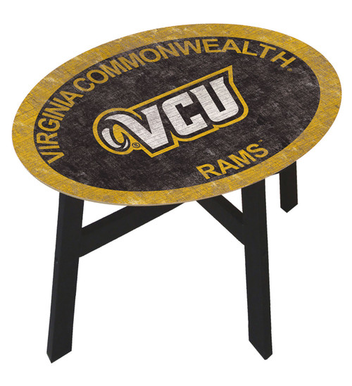 Virginia Commonwealth Rams Team Color Side Table