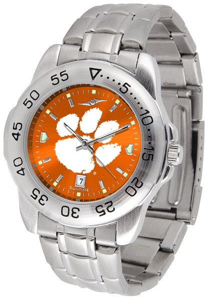 Clemson Tigers Sport Steel AnoChrome Men's Watch