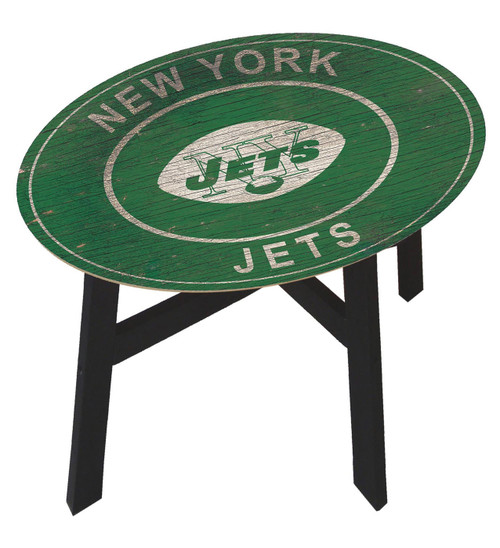 New York Jets Heritage Logo Side Table