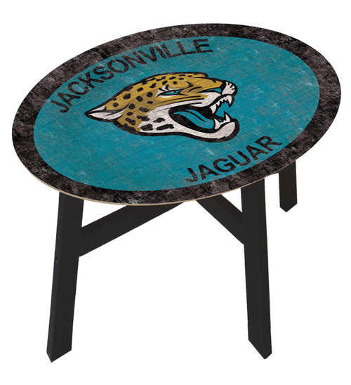 Jacksonville Jaguars Team Color Side Table