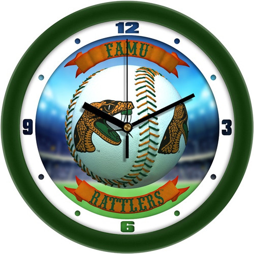 Florida A&M Rattlers Home Run Wall Clock
