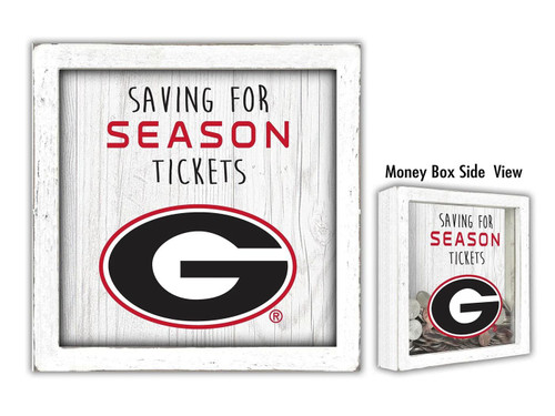 Georgia Bulldogs Saving for Tickets Money Box