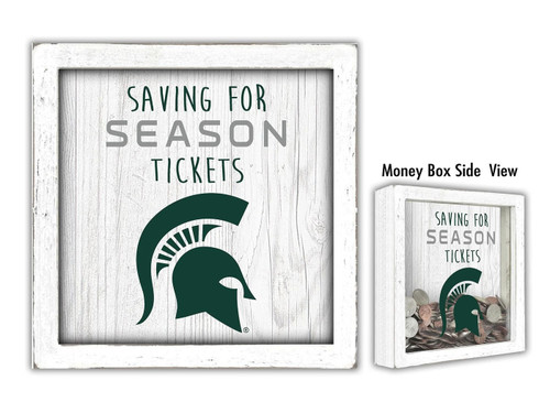 Michigan State Spartans Saving for Tickets Money Box