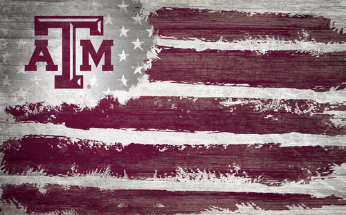 Texas A&M Aggies 11" x 19" Flag Wall Art